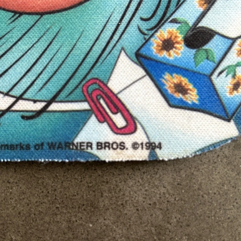 VTG Taz Tasmanian Devil Mouse Pad Wrist Rest Set LooneyTunes WarnerBros Computer